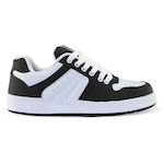 Tênis Qix Skate Retrô 80s - Masculino BRANCO/PRETO