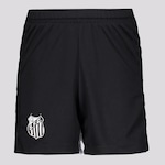 Bermuda do Santos Method Futfanatics - Infantil PRETO