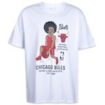 Camiseta New Era Plus Size Nba Chicago Bulls - Masculina BRANCO