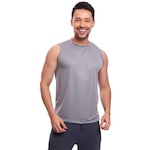 Camiseta Regata Df Lisa Básica Dry Academia Treino Esporte Camisa Camiseta - Masculina CINZA