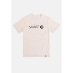 Camiseta Stance Estampa Logo - Masculina BEGE