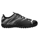 Chuteira Society Puma Attacanto Tt Masculina PRETO/CINZA