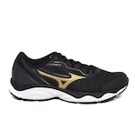 Tênis Mizuno Wave Hawk 4 - Masculino PRETO/AMARELO