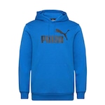 Blusão de Moletom com Capuz Puma Essential Big Logo - Masculino AZUL