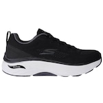 Tênis Skechers Max Cushioning Arch Fit Upper Hand - Masculino PRETO/BRANCO