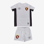 Kit Clube Umbro Sport Oficial 2 2022: Camisa + Calção - Infantil BRANCO