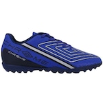 Chuteira Society Umbro Chrome - Infantil AZUL/AZUL ESC