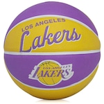 Bola de Basquete Wilson Mini Nba Team Retro La Lakers 3 AMARELO