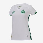 Camisa da Chapecoense Of.2 2022 Umbro - Feminina BRANCO/VERDE