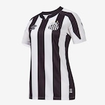 Camisa do Santos Of.2 2022 Atleta Umbro - Feminina PRETO