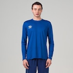 Camiseta Umbro Manga Longa Umbro Basic Uv - Masculina AZUL