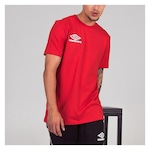 Camiseta Umbro Diamond Duo - Masculina VERMELHO