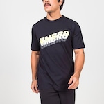 Camiseta Umbro Duo Lettering - Masculina PRETO