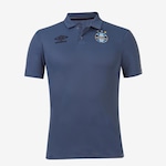 Camisa Polo do Grêmio Viagem 2021 Umbro - Masculina AZUL