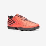 Chuteira Society Umbro Ultraskin - Adulto Coral/Preto