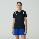 Camisa Umbro Manga Curta Diamond Relief - Feminina PRETO