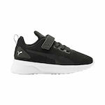 Tênis Puma Flyer Runner Mesh V Ps Bdp - Infantil PRETO/BRANCO