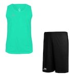 Kit Penalty: Camiseta Regata X + Bermuda - Masculino VERDE/PRETO