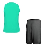 Kit Camiseta Regata Penalty X + Bermuda Penalty X - Masculino VERDE/CINZA