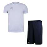 Kit Penalty: Camiseta X + Calção - Masculino BRANCO/AZUL ESC