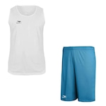 Kit Camiseta Regata Penalty X + Calção Penalty X - Masculino BRANCO/AZUL