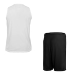 Kit Camiseta Regata Penalty X + Calção Penalty X - Masculino BRANCO/PRETO