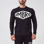 Blusão sem Capuz Umbro Heritage - Masculino PRETO