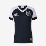 Camisa do Santos Retro 1980/2022 Umbro - Feminina PRETO