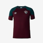 Camisa do Fluminense Concentração 2023 Umbro - Masculina VINHO/VERDE