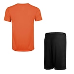 Kit Camiseta Penalty X + Bermuda Penalty X - Masculino PRETO/LARANJA