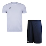 Kit Camiseta Penalty X + Bermuda Penalty X - Masculino BRANCO/AZUL ESC