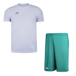 Kit Camiseta Penalty X + Bermuda Penalty X - Masculino VERDE/BRANCO