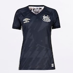 Camisa dos Santos Umbro - Feminina AZUL ESCURO