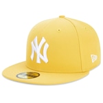 Boné Aba Reta New Era 59Fifty Fitted Mlb New York Yankees - Fechado - Masculino AMARELO