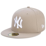 Boné Aba Reta New Era 59Fifty Fitted Mlb New York Yankees - Fechado - Masculino CAQUI