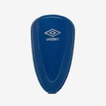 Caneleira de Futebol Umbro Protection ST - Adulto AZUL/PRATA