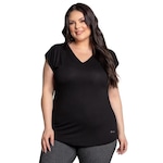 Camiseta Trinys Fluidity Essential A-874 Plus Size Feminina PRETO