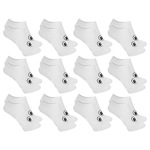 Kit Meias Sapatilha Esporte Legal Invisível - 12 Pares - Masculina BRANCO