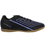 Chuteira Futsal Umbro Chrome - Infantil PRETO/AZUL