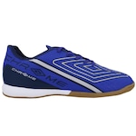 Chuteira Futsal Umbro Chrome - Adulto AZUL/PRATA