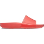 Sandália Crocs Splash Shine Slide Neon - Feminino Salmao