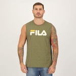 Camiseta Regata Fila Letter Premium II - Masculina VERDE