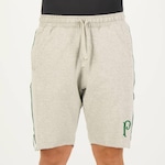 Bermuda de Moletom do Palmeiras Futfanatics Score - Masculina CINZA