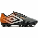 Chuteira Campo Umbro Warskin - Adulto Preto/Preto