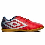 Chuteira de Futsal Umbro Warskin - Adulto VERMELHO/AZUL ESC