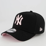 Boné Aba Curva New Era Mlb New York Yankees 940 Flag - Snapback - Adulto PRETO