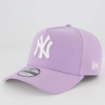 Boné Aba Curva New Era Mlb New York Yankees 940 Flag - Snapback - Adulto ROXO