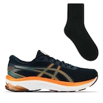 Tênis Asics Gel-Sparta 2 + Par de Meias Color Sports - Masculino AZUL ESC/PRETO