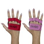 Kit Palmar para Musculação Hidrolight Mini Palma - 2 Pares ROSA/VERMELHO