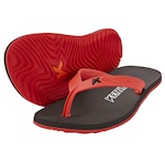 Chinelo Kenner New Summer - Masculino PRETO/VERMELHO